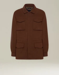 BEAVER CASHMERE UTILITY JACKET
