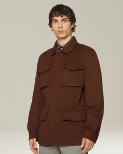 BEAVER CASHMERE UTILITY JACKET