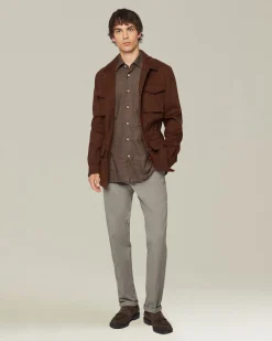 BEAVER CASHMERE UTILITY JACKET