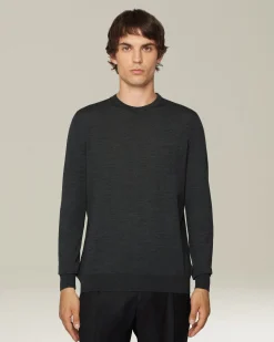 BLUE DIAMOND CREW NECK TOP
