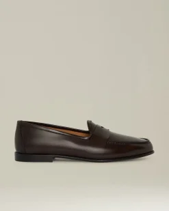 BRUSHED CALFSKIN LOAFER