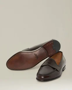 BRUSHED CALFSKIN LOAFER