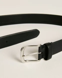 CALFSKIN BELT BLACK CALFSKIN