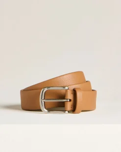 CALFSKIN BELT OCHRE YELLOW