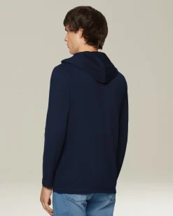 CASHMERE AND SILK HOODED TOP