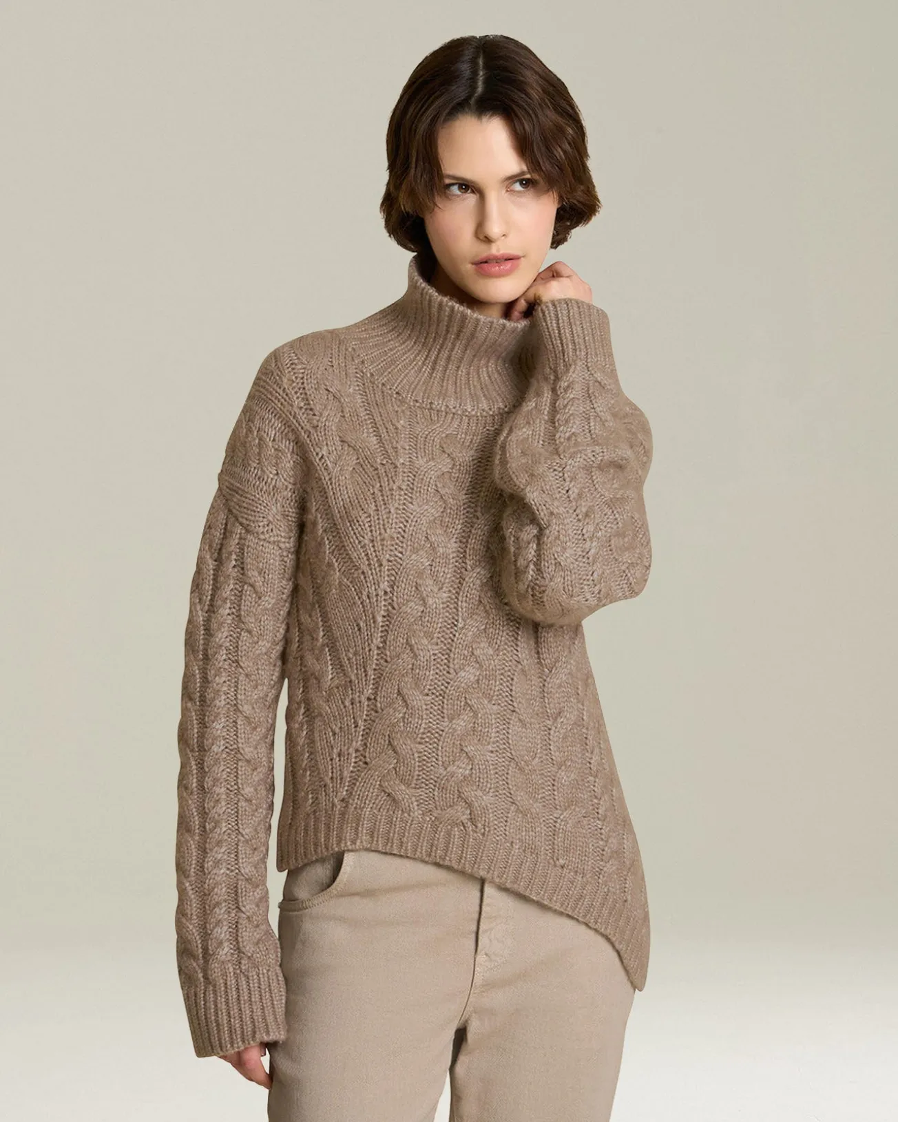 CASHMERE AND SILK JUMPER