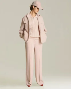 CASHMERE AND SILK PERFORATED JUMPER