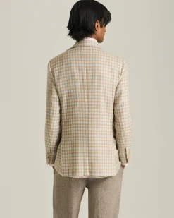 CASHMERE BLEND MICRO CHECK BLAZER