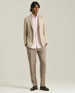 CASHMERE BLEND MICRO CHECK BLAZER