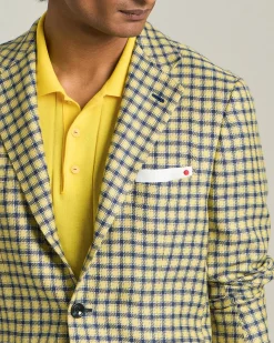 CASHMERE BLEND MICRO CHECK BLAZER
