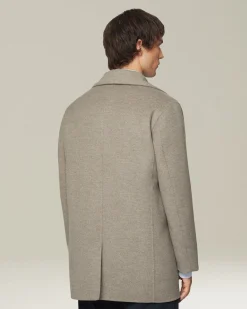 CASHMERE BLEND PEA COAT
