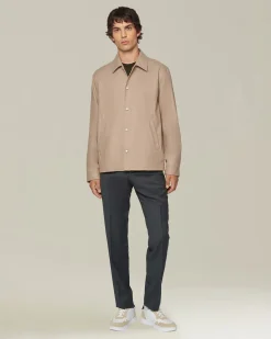 CASHMERE BLEND SHIRT JACKET