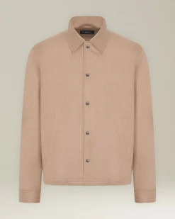 CASHMERE BLEND SHIRT JACKET