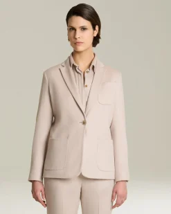 CASHMERE CLOTH BLAZER