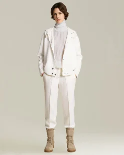 CASHMERE DOUBLE CLOTH BLOUSON