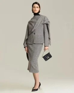 CASHMERE HERRINGBONE SCARF
