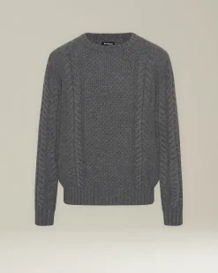 CASHMERE JUMPER WITH BRAID