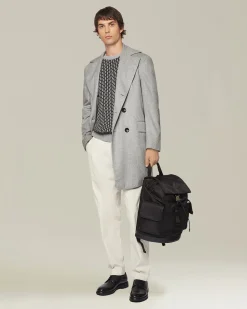 CASHMERE JUMPER WITH JACQUARD PATTERN