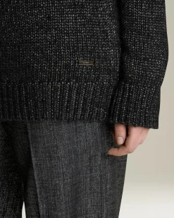CASHMERE JUMPER WITH PERFORATED DETAILING