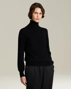 CASHMERE POLO NECK JUMPER