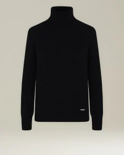CASHMERE POLO NECK JUMPER