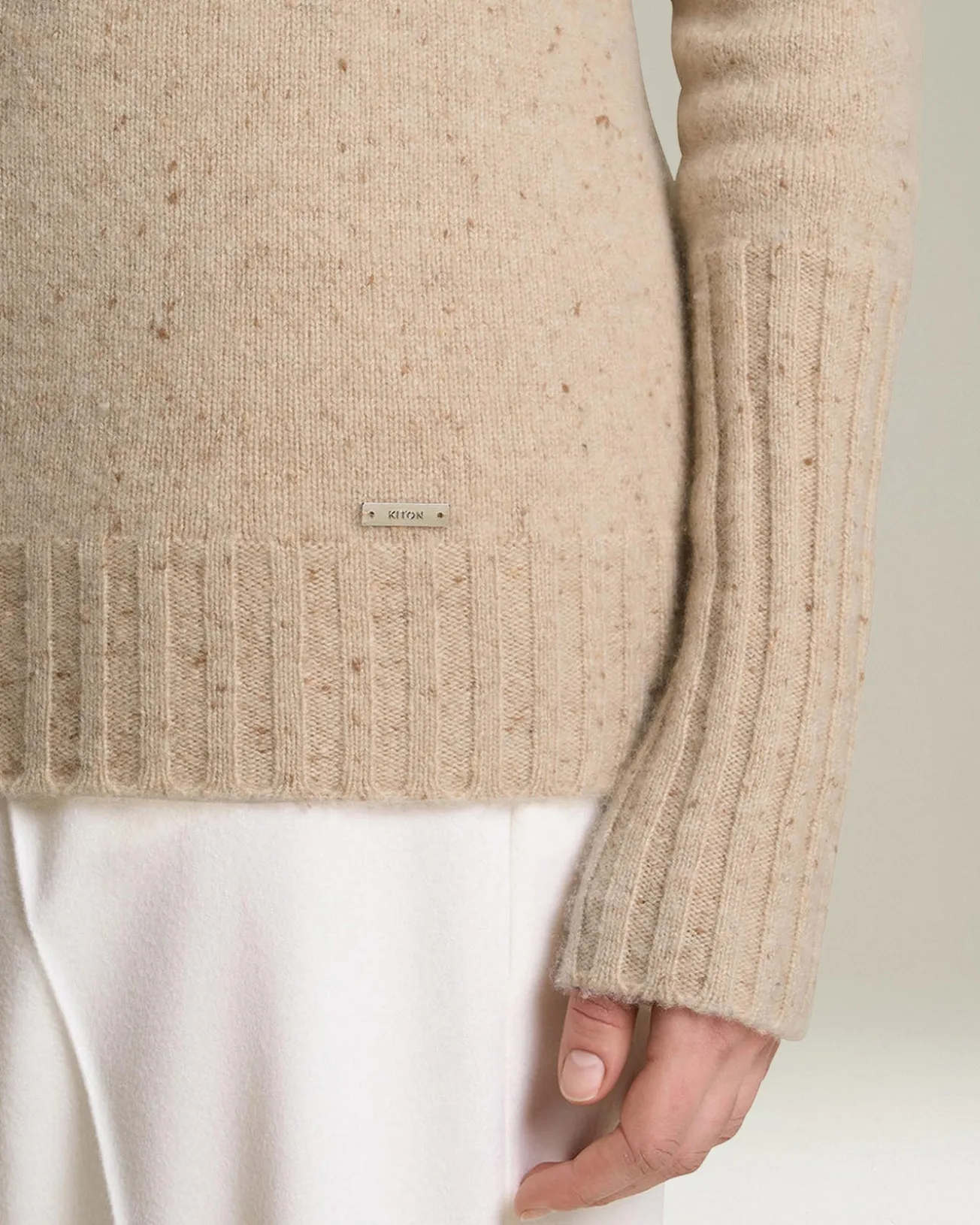 CASHMERE POLO NECK JUMPER