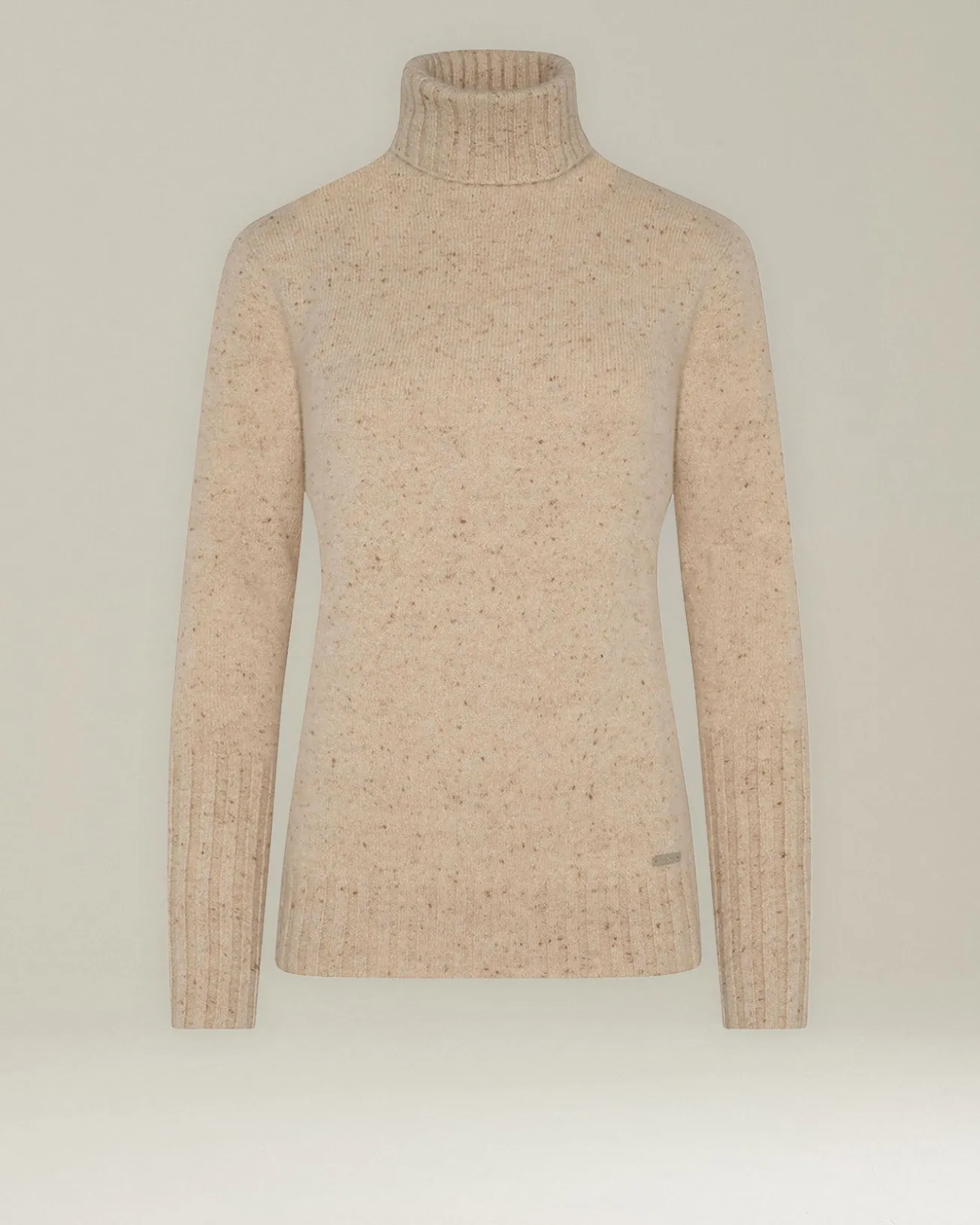 CASHMERE POLO NECK JUMPER
