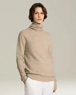 CASHMERE POLO NECK JUMPER
