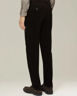 CASUAL COTTON AND CASHMERE TROUSERS