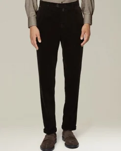 CASUAL COTTON AND CASHMERE TROUSERS