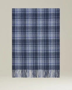 CHECKED CASHMERE SCARF