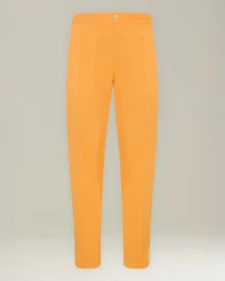 COMFORT LINEN AND WOOL TROUSERS