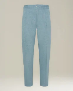 COMFORT LINEN BLEND TROUSERS