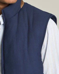 COOL WOOL SLEEVELESS DOWN JACKET