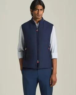 COOL WOOL SLEEVELESS DOWN JACKET