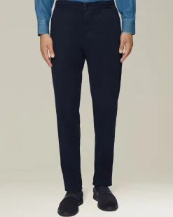 COTTON BLEND COMFORT TROUSERS
