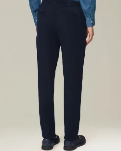 COTTON BLEND COMFORT TROUSERS