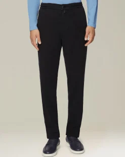 COTTON BLEND COMFORT TROUSERS
