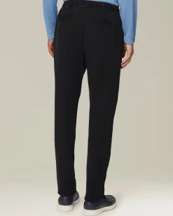 COTTON BLEND COMFORT TROUSERS