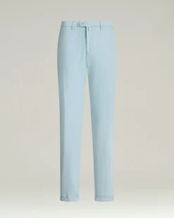 COTTON CHINO TROUSERS IN POWDER BLUE