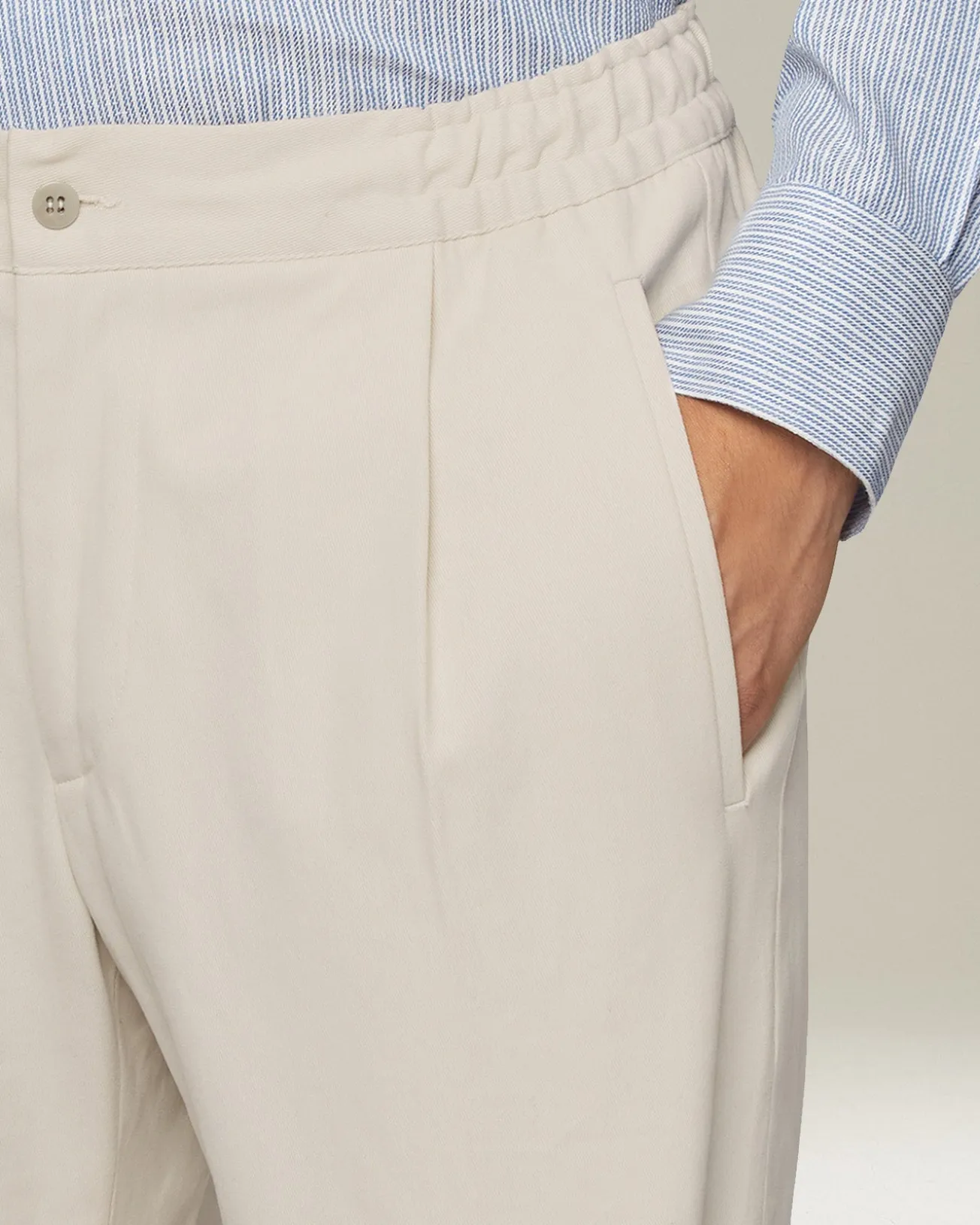 COTTON COMFORT TROUSERS