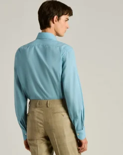 COTTON SHIRT IN SKY BLUE