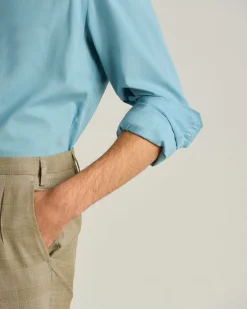 COTTON SHIRT IN SKY BLUE