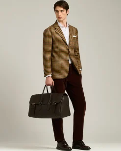 DARK BROWN CORDUROY TROUSERS