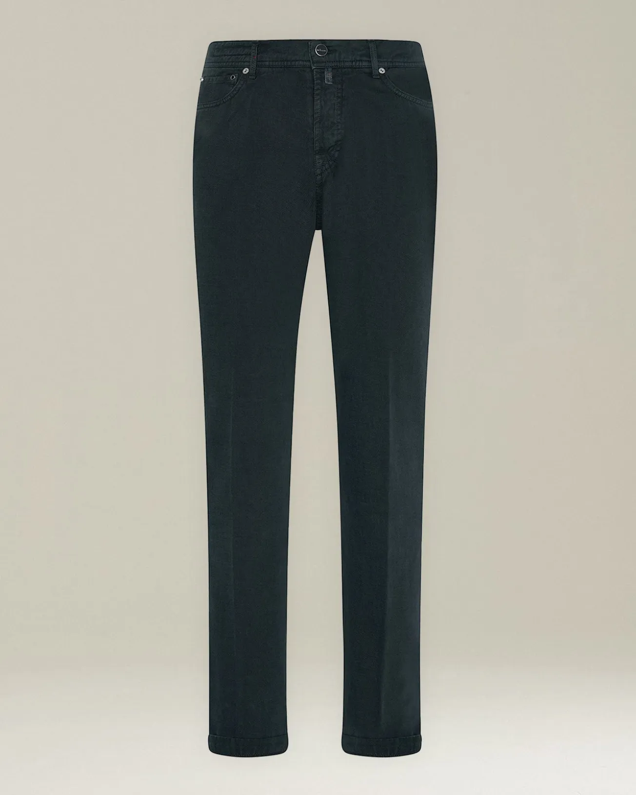 DENIM AND CASHMERE TAILORED JEANS