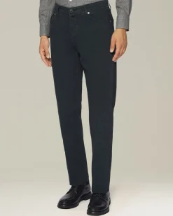 DENIM AND CASHMERE TAILORED JEANS