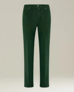 DENIM AND CASHMERE TAILORED JEANS