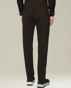 DENIM AND CASHMERE TAILORED JEANS