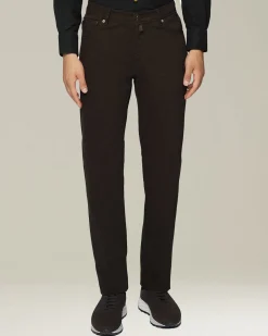 DENIM AND CASHMERE TAILORED JEANS