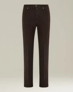 DENIM AND CASHMERE TAILORED JEANS